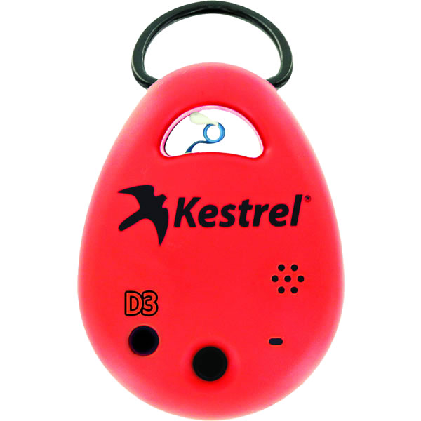 KESTREL D3 RED ENVIRONMENTAL DATA LOGGER