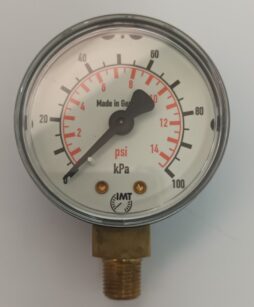 MODEL P1420 PRESSURE GAUGE 0..230psi / 1600kPa BOTTOM ENTRY 1420 576 011