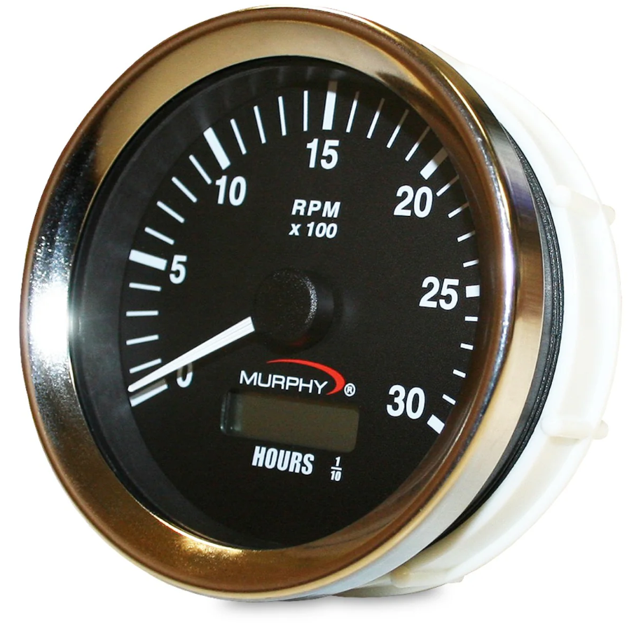 Murphy ATH-30 12/24 VDC Tachometer/Hourmeter (20700249)