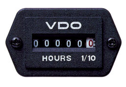VDO RECTANGULAR HOURMETER 331.534