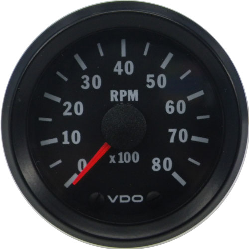 VDO TACHOMETER 8000RPM 52mm 333015031