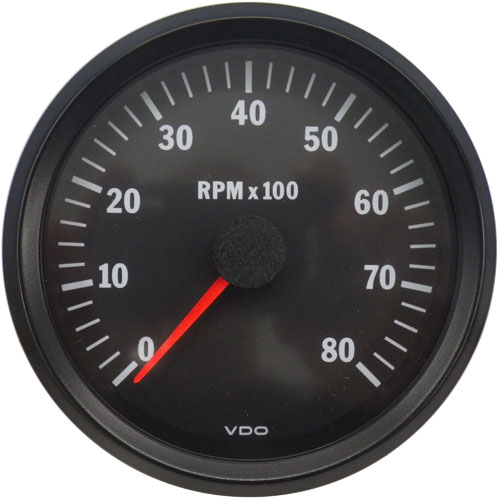 VDO TACHOMETER 8000RPM 100mm 333015034
