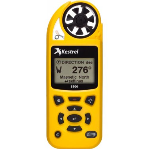 KESTREL 5500 WEATHER METER WITH LiNK + VANE MOUNT - YELLOW