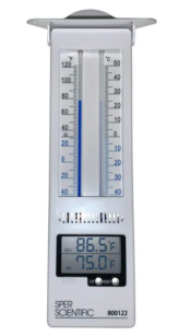Analogue & Digital Min/Max Thermometer #800122