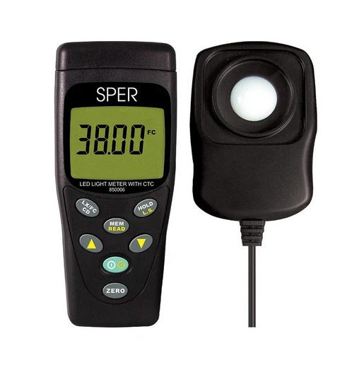 Sper Scientific LED Light Meter with Color Temperature Compensation