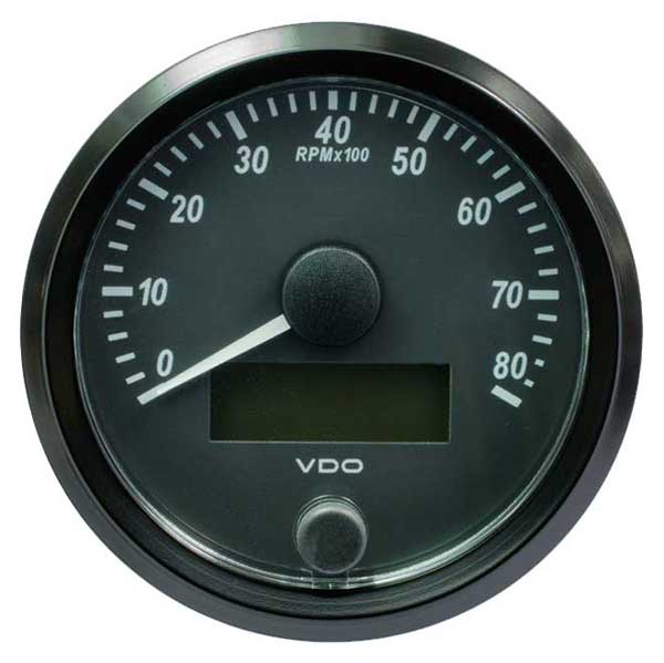 VDO SingleViu TACHOURMETER 8000RPM 80mm A2C3833020030