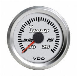 VDO COCKPIT TITANIUM MECHANICAL TURBO CHARGER GAUGE 150.900