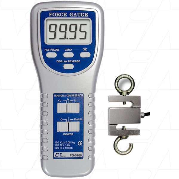 LUTRON FG-5100 FORCE GAUGE 100KG