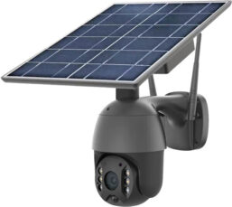 GERBER PTZ 4G Black Security Camera Solar