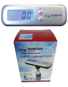 NUWEIGH JCD 747 DIGITAL LUGGAGE SCALES 50KGX0.1KG