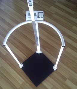 LOG 672 PLATFORM SCALE WITH SUPPORT RAIL 300KGX100G