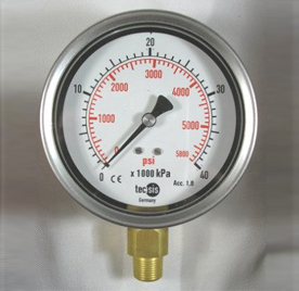 MODEL P1176 PRESSURE GAUGE 0..100KPA / 14.5PSI