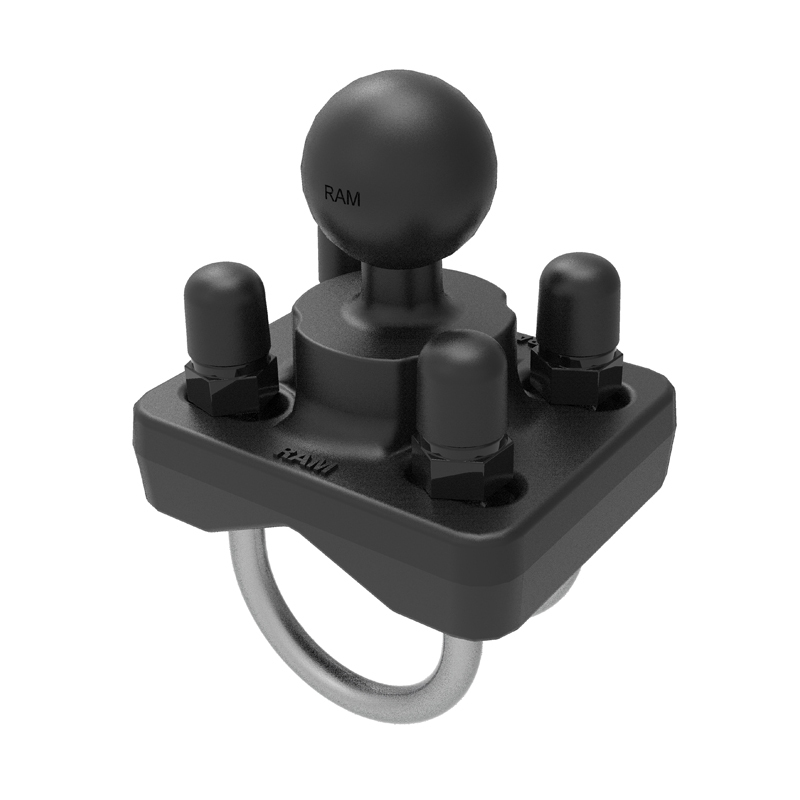 RAM-B-235U - RAM® Double U-Bolt Ball Base for 1" - 1.25" Rails
