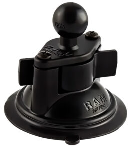 RAM 3.25" DIAMETER SUCTION CUP TWIST LOCK BASE WITH 1" BALL RAM-B-224-1U