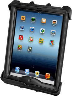 RAM TAB-TITE™ UNIVERSAL CLAMPING CRADLE FOR THE APPLE IPAD WITH LIFEPROOF & LIFEDGE CASES RAM-HOL-TAB17U
