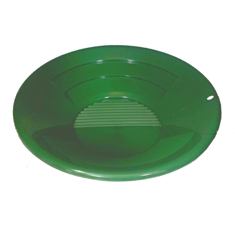 BJK - 14" Green Dual Riffle Gold Pan
