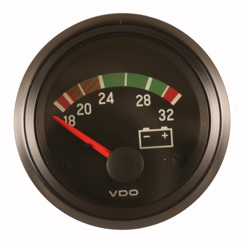 VDO VOLTMETER 18-32V 332040001