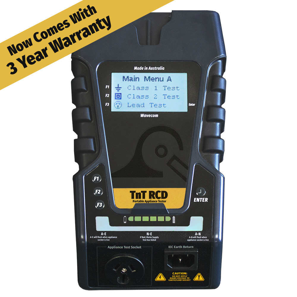 Wavecom TnT RCD Portable Appliance Tester