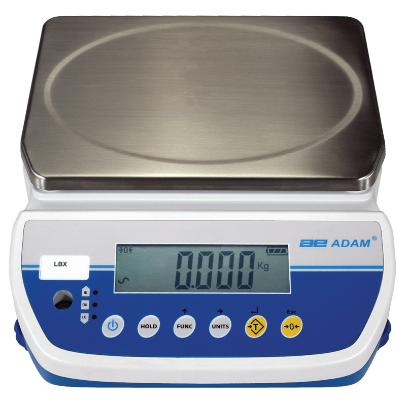 ADAM EQUIPMENT LBX30 BENCH SCALES 30KG X 5G
